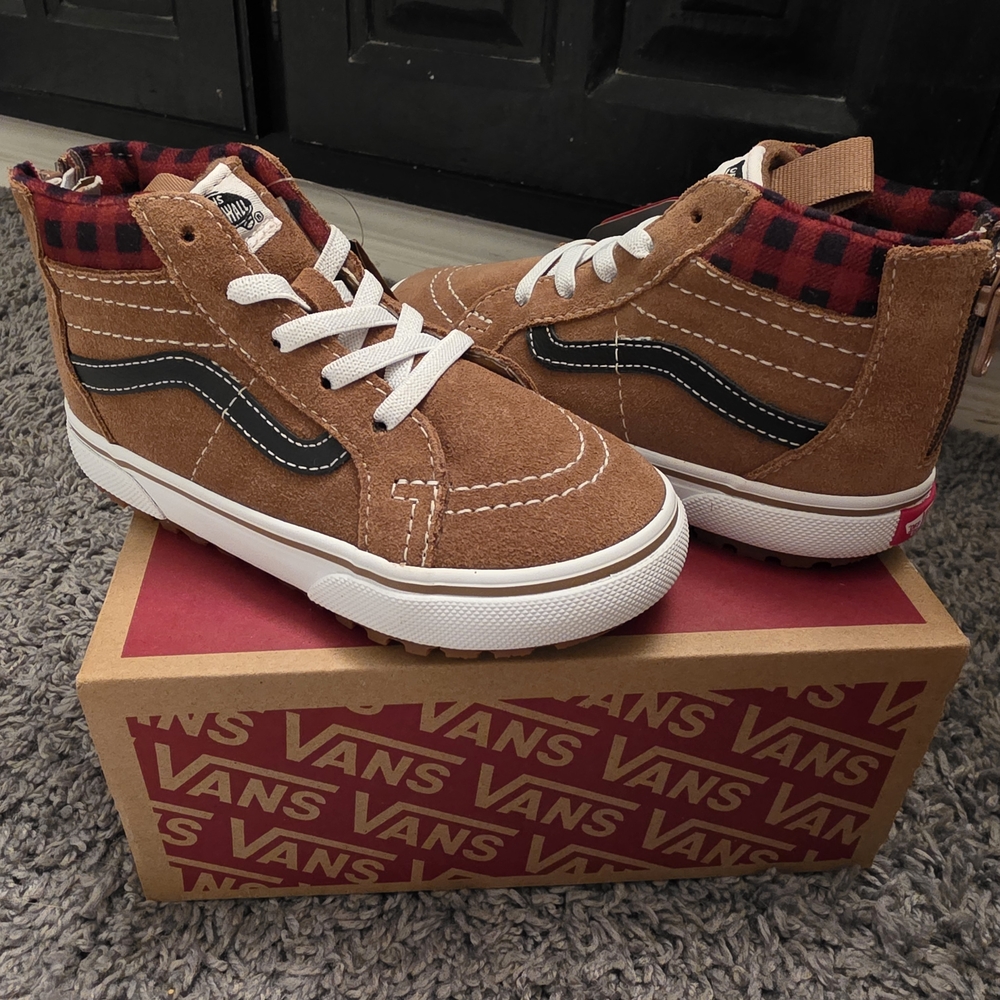 Vans Kids Brown High-Top Sneakers